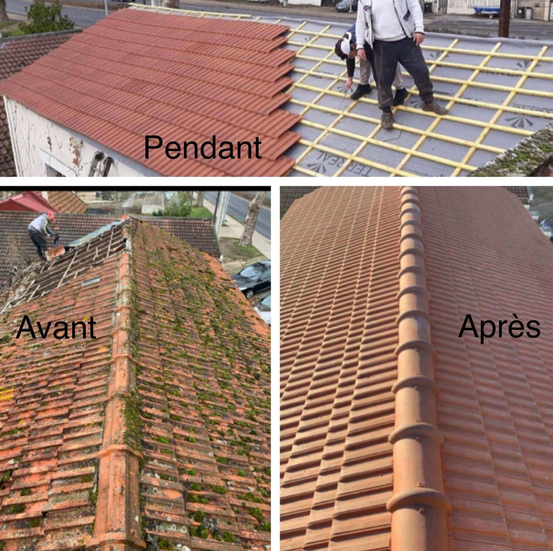 Toiture rénovée à Cormeilles-en-Parisis